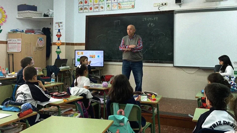 Visita de la Fundación Gallardo al colegio Beatriz de Silva de Ceuta