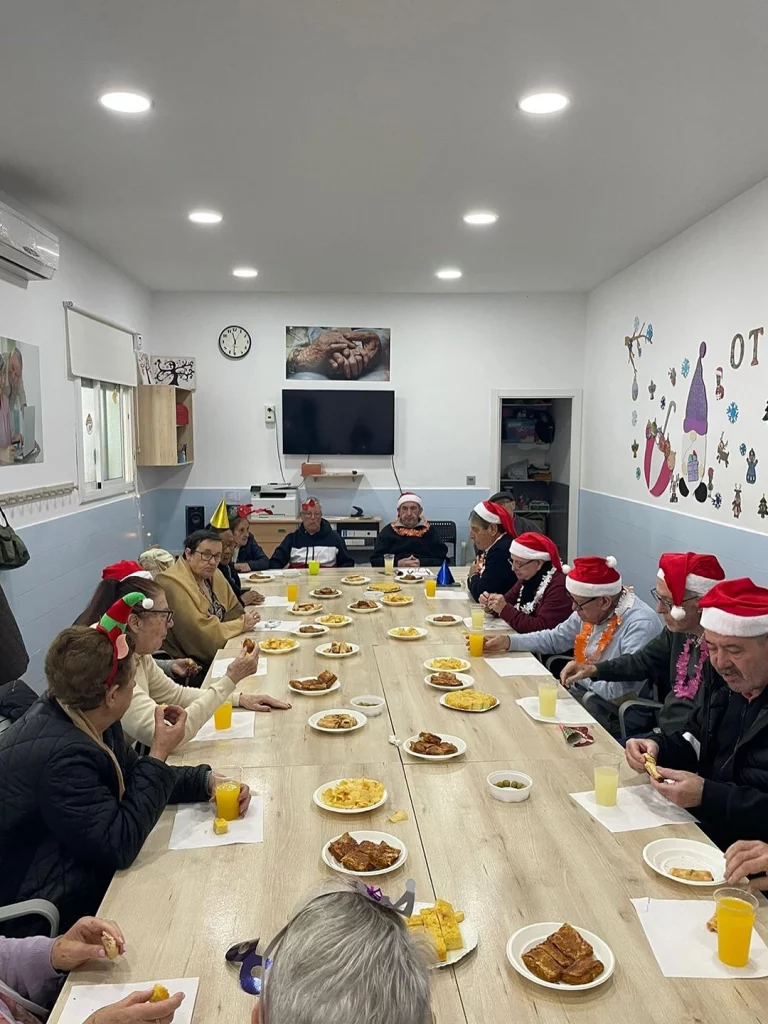 imagen de la celebración de la llegada del 2025 a la fundación eduardo gallardo