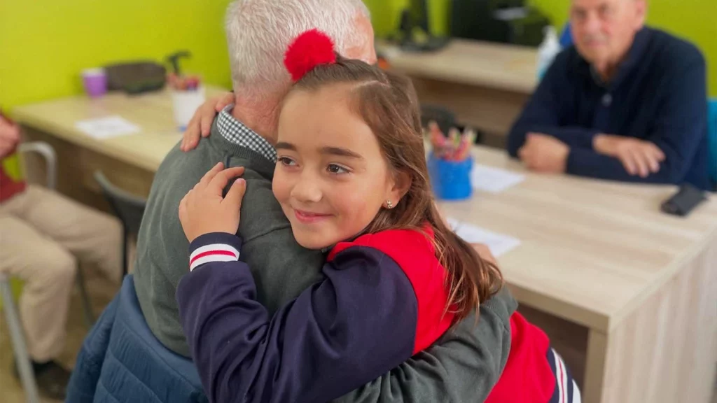 imagen de la visita del alumnado de 1º de primaria del colegio san daniel de ceuta