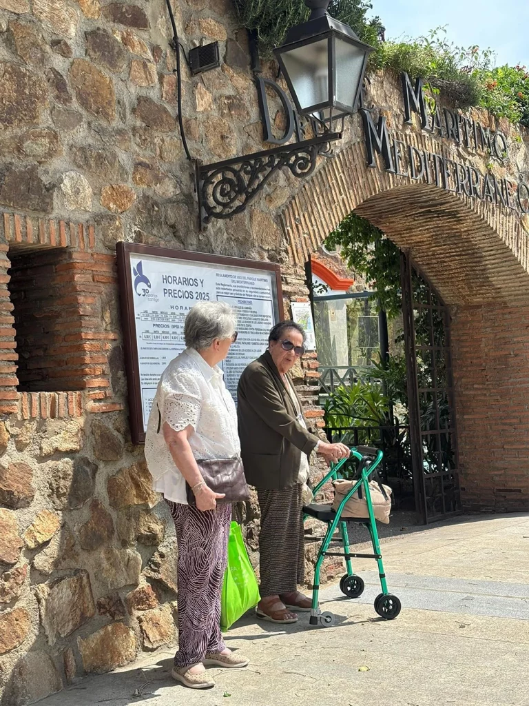 imagen de la visita la parque marítimo de ceuta